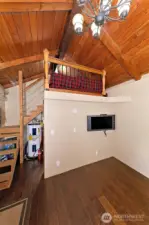 Stairs to a cool sleeping loft