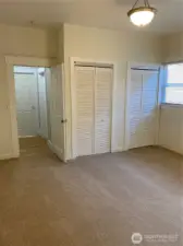 Unit 1 rear bedroom (2nd bdrm)