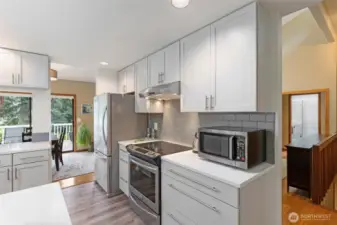 Recently updated kitchen