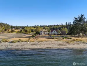 A beach for all your activities- right at the end of the yard.  Boat launch is next door.