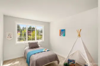 1 of 3 spacious bedrooms