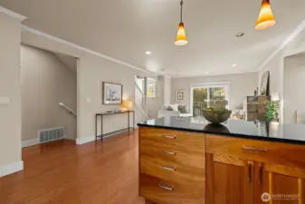 Did we mention how wide this layout is? This is not your typical townhouse.
