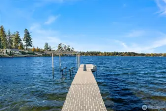 From this vantage point, you’re gazing straight down the center of Lake—an unforgettable view that defines the property.
