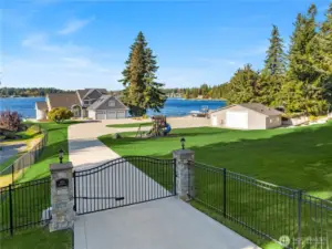 Perched on 1.43 Acres with HUGE shop.