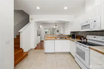 Kitchen has newer appliances