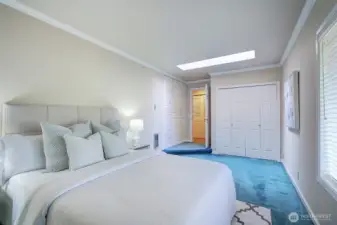 Plenty of closet and built in drawers.