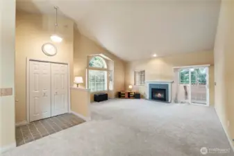 Brand new carpet throughout the home