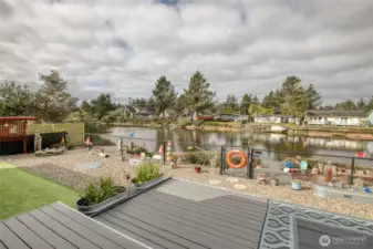 view from back portch