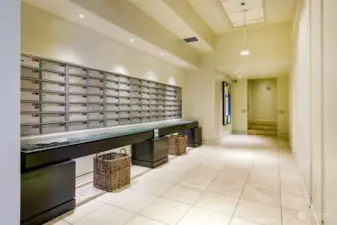 Lobby mailroom