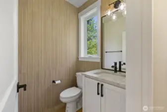 Tile  wall in powder bath