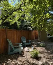 Front yard oasis keeps you cool in this summer heat but inside there's always the A/C!