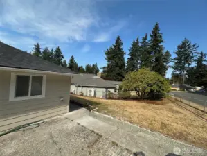 West side yard