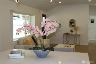 Living room and hallway