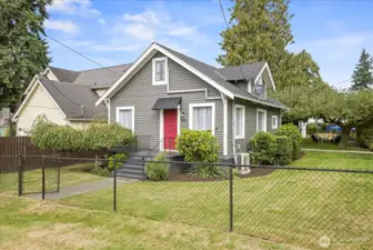 Fully fenced yard