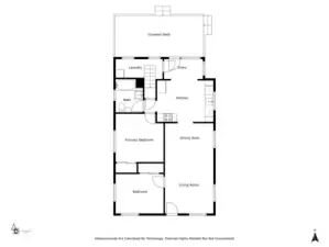 Floorplan for main floor