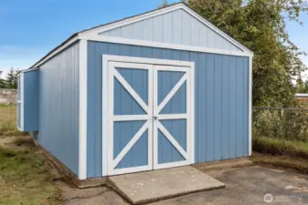 Additional shed ...