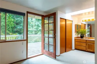 Primary with bathroom