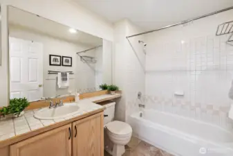 Hall bathroom - full bathroom