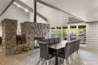 Newly updated Community Club-House. Reserve it out for Birthday's, work event to anniversary party. Soak up that gorgeous Fireplace, or grab a drink with friends and sit on the outdoor balcony.