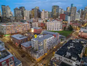 Welcome to life at Site 17 in Belltown, where the energy of the city meets front-row sunset views.