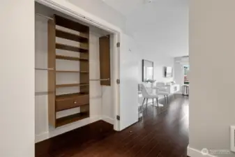 Custom closet organizers