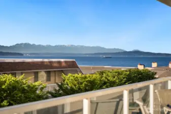 The unit has views from the deck, the living room and the primary bedroom