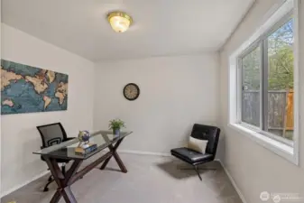 Gracious Main-Floor Accessibility  ?Beyond the formal living spaces, a versatile fifth bedroom resides conveniently on the main level, offering a rare blend of privacy and effortless accessibility. This thoughtful layout is a perfect solution for multi-generational living or guests who prefer to avoid stairs, ensuring everyone feels fully included in the heart of the home.  ?Whether utilized as a sophisticated guest wing, a quiet nursery, or a dedicated home office, this flexible space adapts to your family’s evolving needs without compromising on comfort or style.