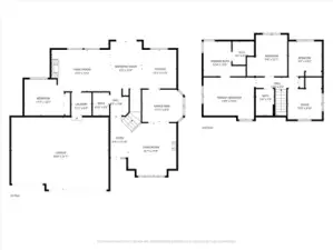 Designed for Connection and Comfort  ?The floor plan of this home is masterfully engineered to balance grand, open-concept living with private, quiet retreats.  ?Main Level: Light and Accessibility  ?The Grand Entry: Step through the front door into an airy foyer that opens immediately into a living room defined by soaring vaulted ceilings.  ?Heart of the Home: The back of the main floor features a seamless flow between the brand-new kitchen and the family room, anchored by the cozy gas fireplace.  ?Flexible Living: Tucked away on this level is the 5th bedroom/den, perfectly positioned near the modern half-bath for guests or those seeking a stair-free lifestyle.  ?Formal Entertaining: A dedicated dining room with a signature cove ceiling provides a sophisticated space for hosting.