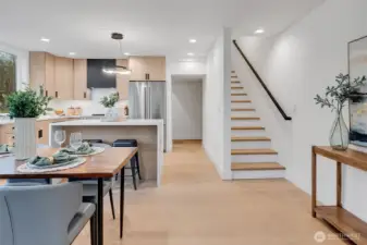 From the entry looking in.