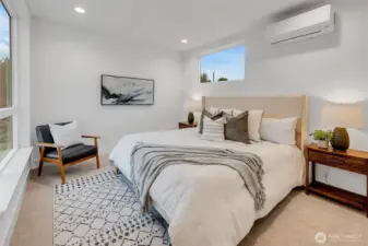 2nd floor northern bedroom.