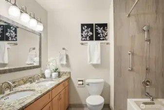 Second bath on main level