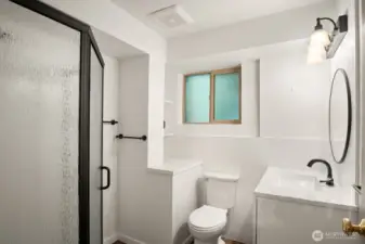 3rd bath on the lower level