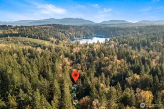 a short walk to Ames Lake