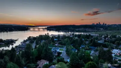 Located minutes from the desirable city of Bellevue, the luxurious Newport Shores neighborhood is tucked off the southeast shore of Lake Washington with access to the Newport Yacht Club.