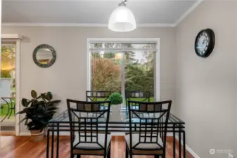 Dining Room & Patio views