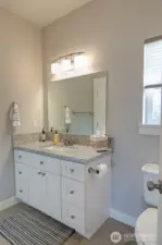 Beautiful main floor bathroom vanity.