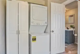 Laundry room...washer and dryer included