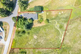 Country living on approximately 2 acres