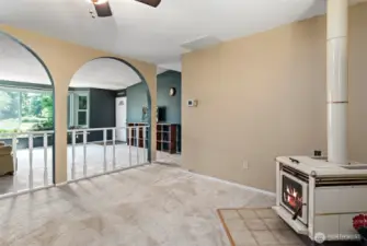 Wood stove for cozy winters