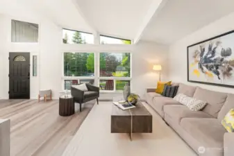 Living room with lots of natuarl light