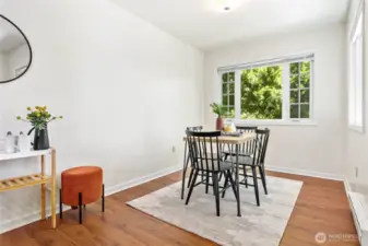 A charming flex room that works great as a cozy living room or bonus space/office.