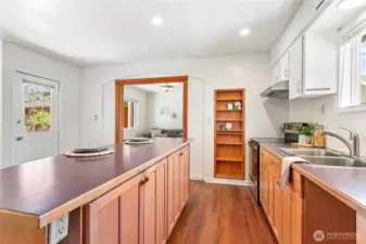 Spacious counters make cooking and entertaining a breeze.