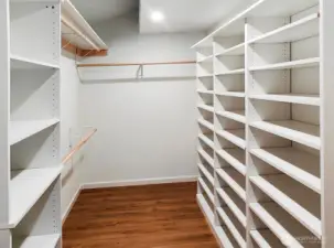 Amazing Walk-in Closet for Primary bedroom