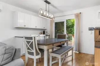 Bright & Light Dining Room leading to Back Deck~