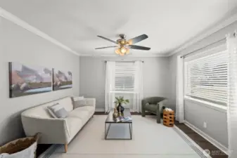 Light and bright living room
