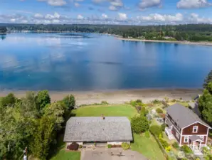 View overlooking Quartermaster  Harbor