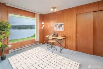One of 3 bedrooms - with view