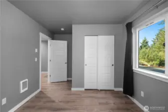 Bedroom 2 looking to closet.
