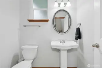 Main level Half bathroom