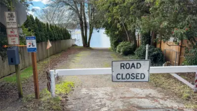 Public boat launch right down the road!